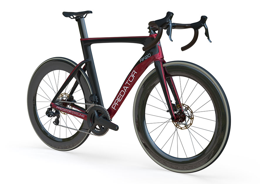 Predator Bicycle used Ansys Discovery to help design its RF20 bike.