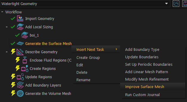 Ansys Fluent’s watertight geometry workflow accelerates the meshing process