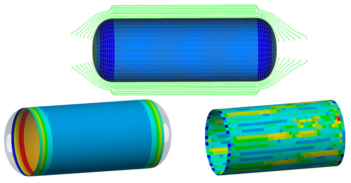 Simulating Safe Hydrogen Tank Design for ElectricPowered Aircraft