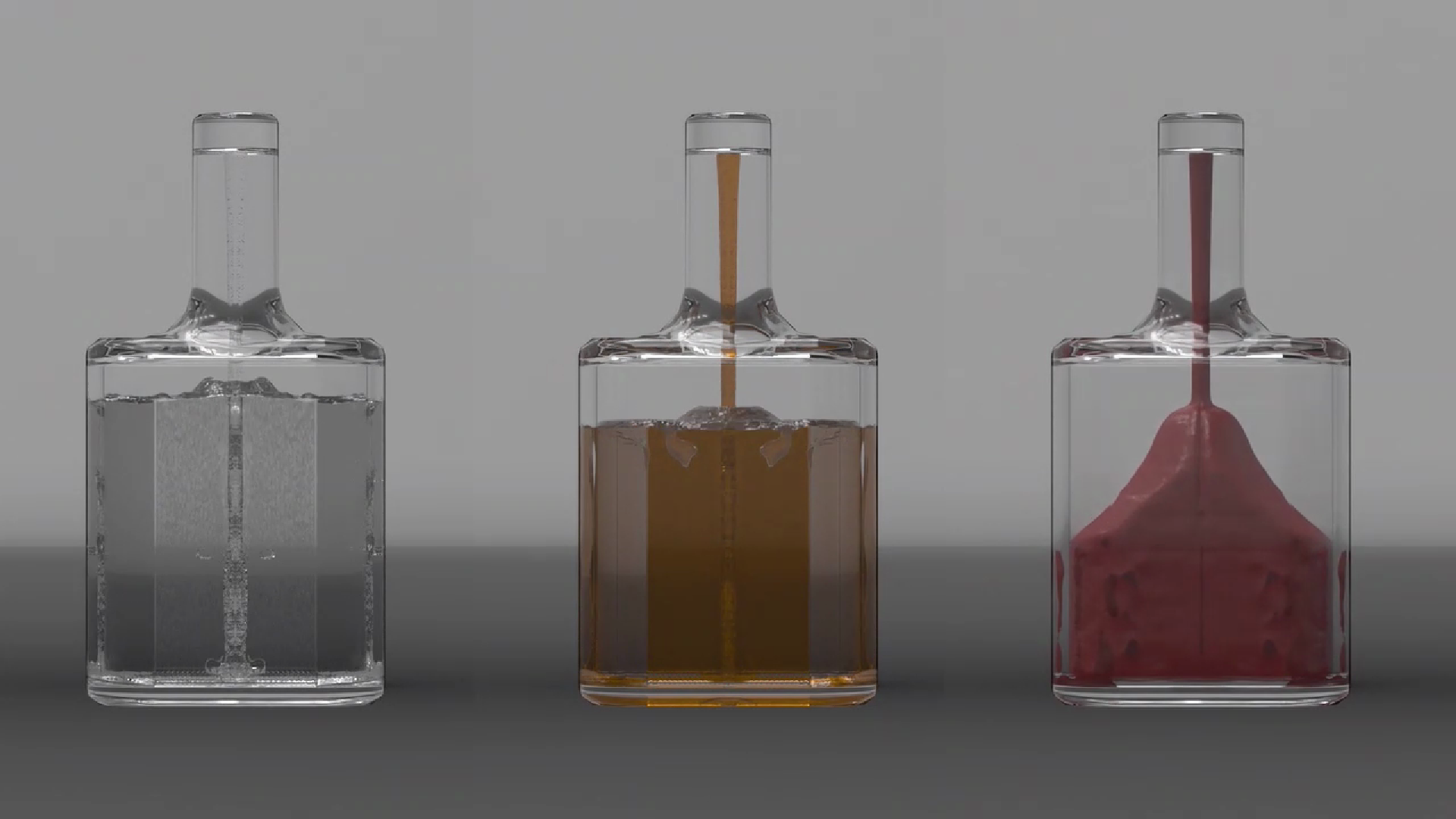 Bottle filling for different viscosity