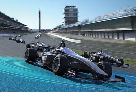 Ansys is the exclusive simulation sponsor of the Indy Autonomous Challenge
